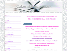 Tablet Screenshot of cakesnfavours.co.uk